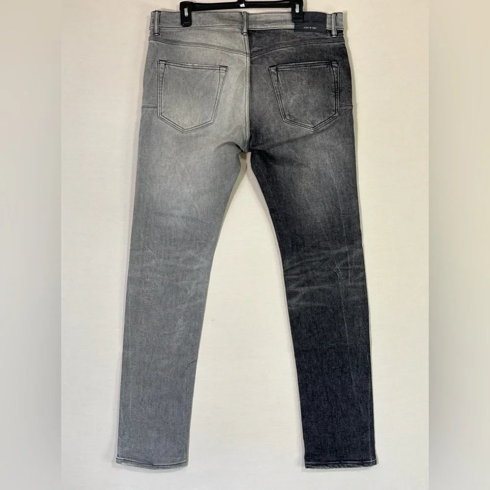 Purple Brand Two Tone Split Jeans 36 Made in Italy Slim